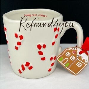 Dayna Lee - ‘Candy Cane’ ceramic mug. NWT.